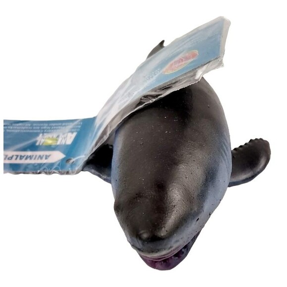 Shark Toy Major Life Like Stretchable Squishy Great White Beaded Blip Ocean Blue - Picture 3 of 13